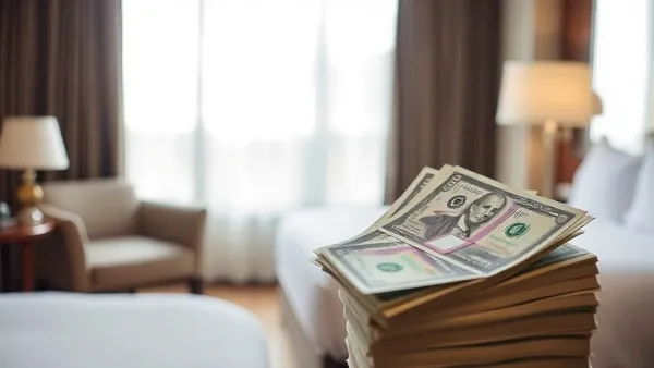 Comparação de reserva de hotel com pontos e pagamento em dinheiro