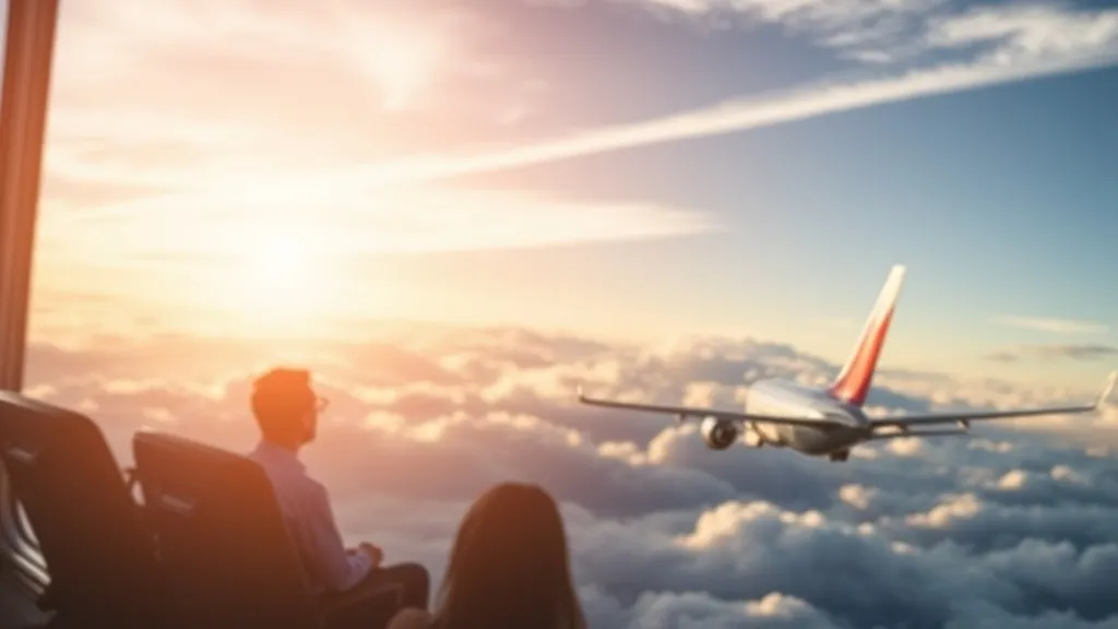 Cartão de embarque digital sobre tela de programa de fidelidade aéreo com mapa de rotas iluminadas