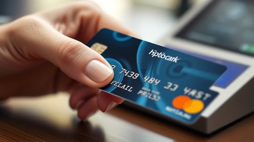 Cartões de crédito de diferentes bancos ao lado de tela de transferência de pontos em celular, representando a comparação de taxas de conversão