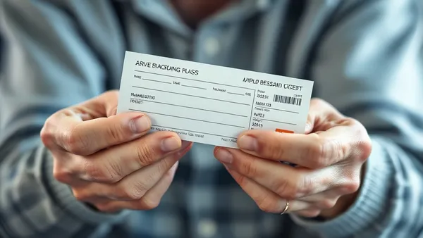 Mãos segurando cartão de embarque e passaporte, simbolizando planejamento de sucessão de milhas